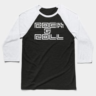 rock n roll logo Baseball T-Shirt